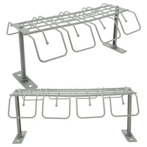 2 Pcs Wire Frame Storage Management under Desk Cord Organizer Cable - Photo 1/12