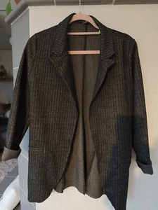 Blazer Jacke 36 38 S M L schwarz grau Italy - Bild 1 von 5