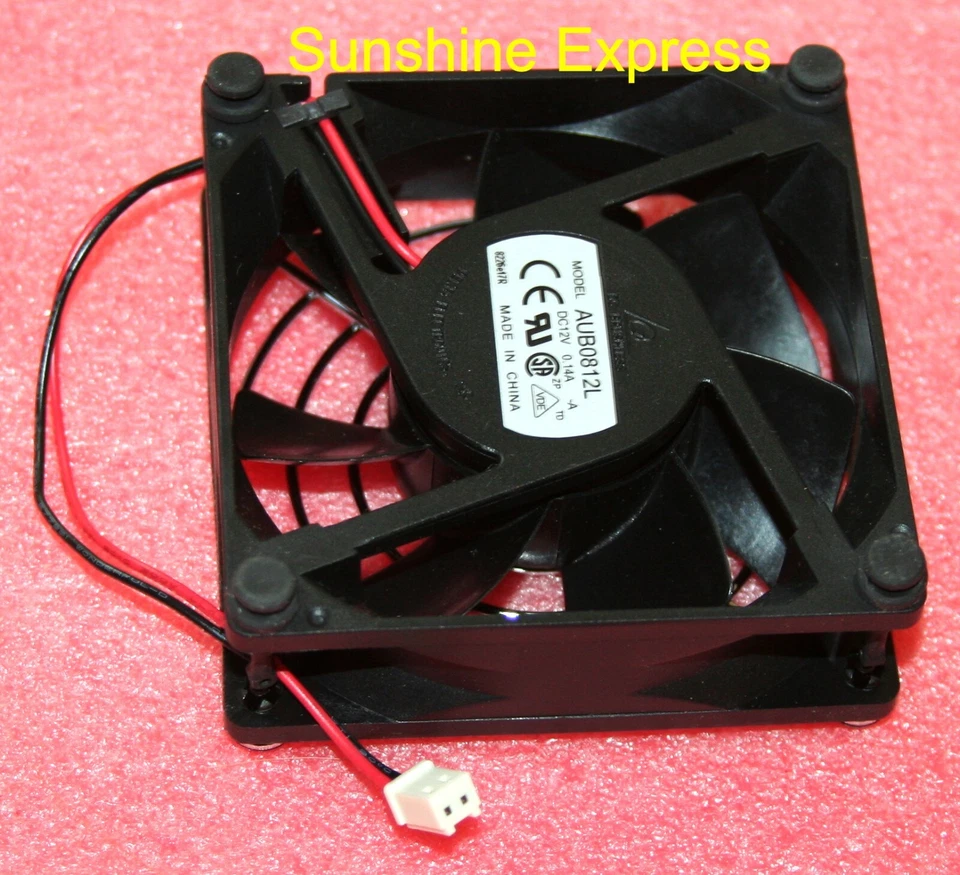 New OEM HP 5070-4203 Cooling Fan AUB0812L w/ 2-pin Connector + Fan Grill - Image 1 of 1