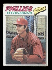 1977 TOPPS #110 STEVE CARLTON PHILADELPHIA PHILLIES HOF (LOW GRADE)