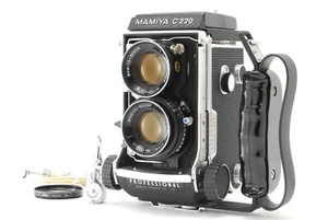 【FAST NEUWERTIG mit Griff】 Mamiya C220 Pro analoge TLR-Kamera 80 mm F2.8 Blaupunktobjektiv JAPAN - Bild 1 von 14