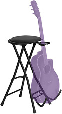 On-Stage DT7500 Guitarist Stool with Footrest,Black