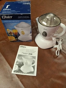 Oster 3186 Citrus Juice And Serve 25oz Automatic Citrus Juicer White - Picture 1 of 9