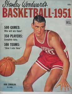 1951 Stanley Woodward's Basketball Magazine Bob Zawoluk, St. Johns GOOD - Picture 1 of 1