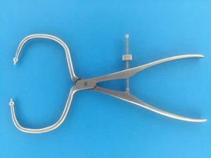  Bone Pelvic Periartcular Clamp Reduction Forceps With Ball Tip Orthopedic A+ - Picture 1 of 6