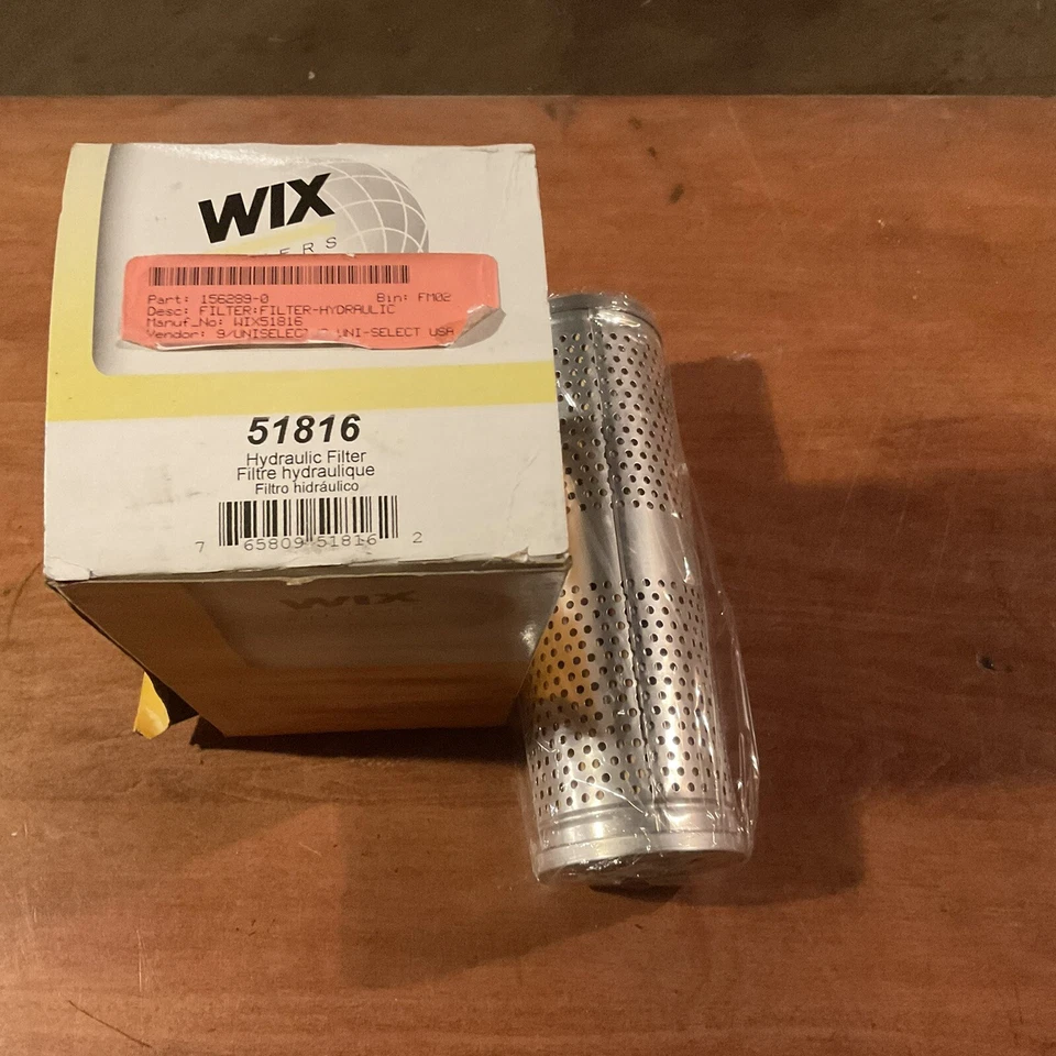 Filtro hidráulico Wix 51816 para excavadora sobre orugas Caterpillar, excavadora y muchos más Foto 1 de 1