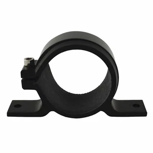 Fuel Pump Bracket Anodised Single Aluminium Filter Clamp Cradle BOSCH 044 Black - Imagen 1 de 4