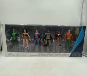 Alex Ross Justice League 6 Figure Set Batman Superman Flash Wonder Woman Aquaman - Picture 1 of 6