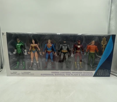 Alex Ross Justice League 6 Figure Set Batman Superman Flash Wonder Woman Aquaman - Image 1 of 4