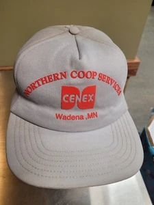 Vintage Cenex Gas Oil Cap Hat Northern Coop Services Wadena MN Snapback NOS New - Picture 1 of 6