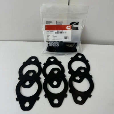 6X 5266422 Exhaust Manifold Gaskets For 1998-15 Dodge Ram Cummins 5.9L 6.7L 24V - Image 1 of 4
