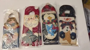 Handmade Paper Gift Card Holders Santa Penguin Snowman Angel-Tree Hanger CHOICE - Picture 1 of 8