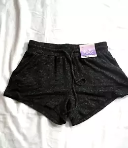 Women's Stars Above Pajama Shorts Gray Elastic Waistband Drawstring Pockets XS - Picture 1 of 5