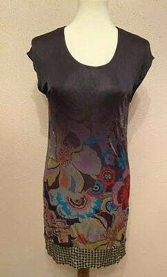 Vestido Flor Único Custo Barcelona Mujer Talla S Forma Fit Foto 1 de 4