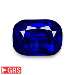 CUSCINO naturale non trattato certificato GRS CEYLON zaffiro blu 2,11 ct. - Foto 1 di 5