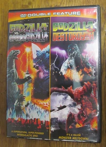 GODZILA VS SPACE GODZILLA & VS DESTROYAH WIDESCREEN DVD DOUBLE FEATURE FREE SHIP - Foto 1 di 1
