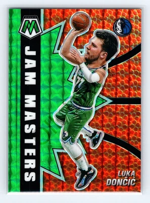 2020-21 Panini Mosaic Jam Masters Green Mosaic Prizm Luka Doncic Luka Dončić #12 - Image 1 of 2