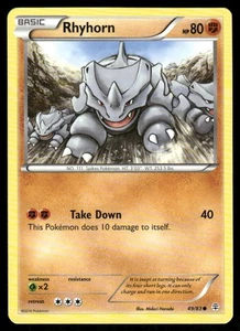 Pokemon Tcg Rhyhorn #49 Pokemon Generazioni LP - Foto 1 di 2