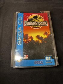 Jurassic Park (Sega CD, 1993) Cracked Case NO GAME