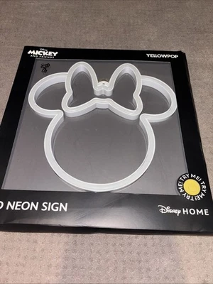 Letrero de decoración de pared iluminado con arco rosa Disney Minnie Mouse - ¡Fácil de colgar! - ¡NUEVO! Foto 1 de 4