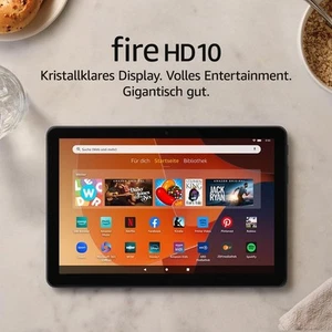 Fire HD 10-Tablet 2023 (Neueste Generation), für Entspannung Schwarz - Bild 1 von 7