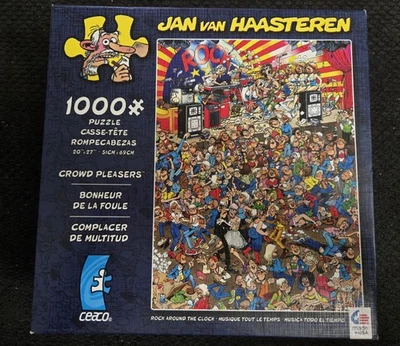 Rompecabezas Caeco Crowd Pleasers Rock Around The Clock de Jan Van Haasteren Foto 1 de 3