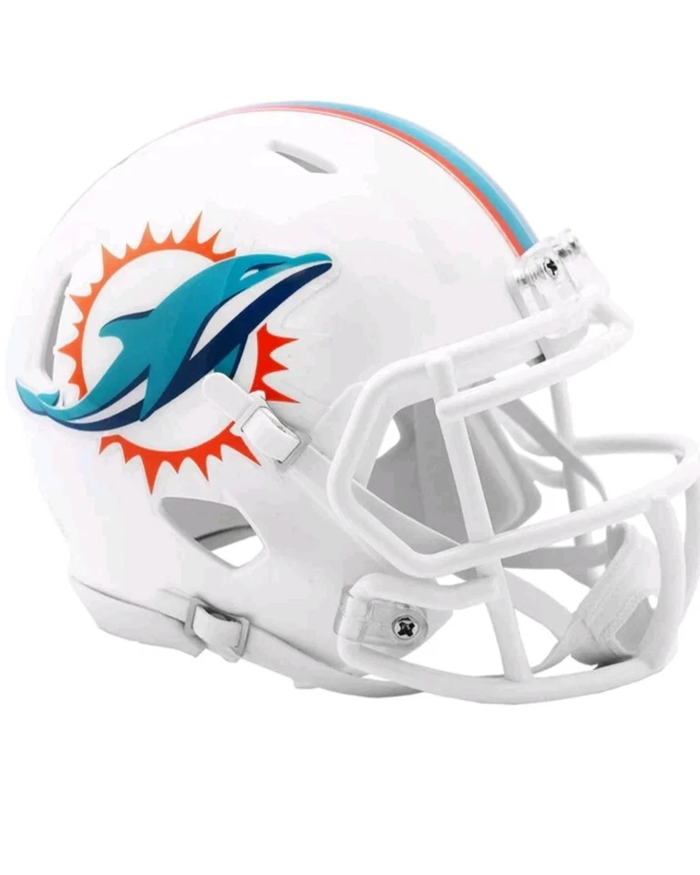 CASCO DE FÚTBOL AMERICANO MIAMI DOLPHINS SPEED MINI NFL RIDDELL! Foto 1 de 1