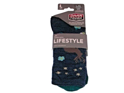 Darn Tough Lifestyle FOLKTALE Lightweight Crew Socks Women's Large 10 - 11.5 - Image 1 of 4