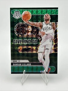 2024-25 Panini Mosaic Damian Lillard Give and Go Insert #14 Bucks - Picture 1 of 12