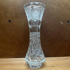 "Exquisito jarrón de cristal Waterford Starburst - pieza vintage cortada a mano de 8"" de alto" - Imagen 1 de 8