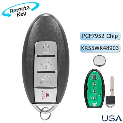 For 2007 - 2015 Infiniti G25 G35 G37 Q40 Q60 Smart Remote Key Fob Control 315MHz - Image 1 of 4