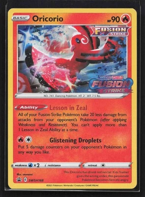 Oricorio -  (Prerelease) Promo SWSH: Sword & Shield Promo Cards SWSH168 NM - Image 1 of 2