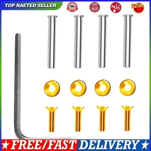 4pcs Chassis Fan Screws Not Hurt Fan Double Fixed for DIY Modified Cooling Fan - Afbeelding 1 van 11