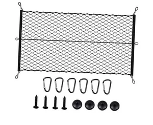 Goods Nets 41 x 30 Inch Cargo Net Luggage Net Storage Net with Hooks 41x30inch - Picture 1 of 7