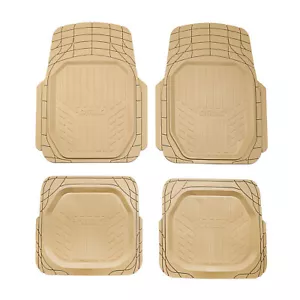 Semi-Custom fit Floor Mats Liner Waterproof for Buick 3D Beige All Weather 4Pcs - Picture 1 of 11