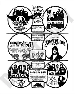 1978 Summer Jam Concerts at Comiskey Park In Chicago Newspaper Ad 8x10 Photo - Picture 1 of 1