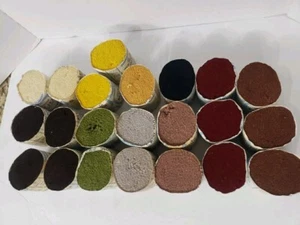 MARY MAXIM LOT 0F 22 VINTAGE PRE-CUT RUG YARN 100% NEW WOOL ASSORTED COLORS  - Picture 1 of 11