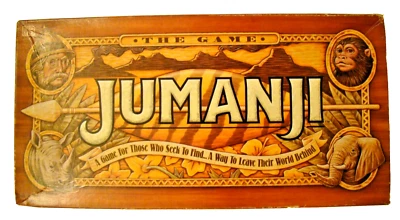 Jumanji Board Game Vintage 1995 Edition 100% Complete Milton Bradley Original - Image 1 of 4