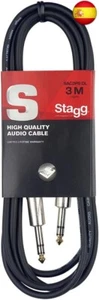 Stagg SAC3PS DL - Cable para instrumentos para Micrófono (simétrico, 3 m) color - Imagen 1 de 6