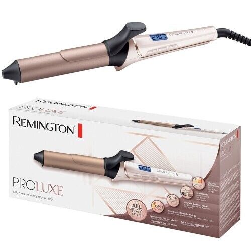 Remington ProLuxe Women's Hair Curling Tong OptiHeat 210°C 32mm Ci9132 Rose Gold