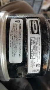 HUBBELL HBL5200ps1w 4P5W 200 AMP PLUG PIN&SLEEVE,APPLETON, CROUSE HINDS,LEVITON - Picture 1 of 9