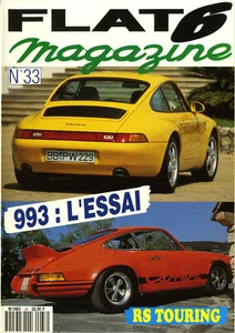 FLAT 6 Nr.33 11/1993 Porsche 993 RS 1973 356 Speedster - Bild 1 von 1