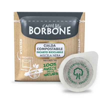 CAFFÈ BORBONE CAFFE' BORBONE 300 Cialde Caffè Miscela Nera in due confezioni da 150 pezzi