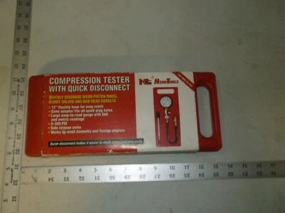 PROBADOR DE COMPRESIÓN HESHITOOLS HS-1000 / G-324 CON DESCONEXIÓN RÁPIDA  Foto 1 de 4