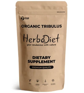Organic Tribulus Terrestris Powder Saponins High Strength Gokhru Muscle Booster - Picture 1 of 3