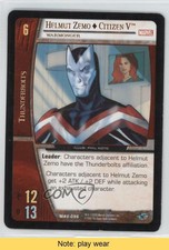 2005 VS System Marvel Avengers Helmut Zemo - Citizen V #MAV-096 READ 0l2