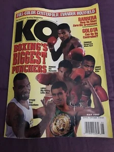KO MAGAZINE Boxeo Todo Color Evander Holyfield Centro Plegable, Mike Tyson Mayo 1997 - Imagen 1 de 6