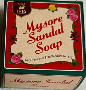 MYSORE SANDAL SOAP ONLY SOAP WITH PURE SANDAL WOOD OIL ( 1 ) 150 G - Picture 1 of 2