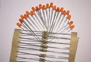 Malutronik 1430 LED 1,8mm + Widerstand orange, 20 Stück - Bild 1 von 1