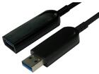 PRO SIGNAL - Aktives optisches USB 3.0 Verlängerungskabel, 25 m